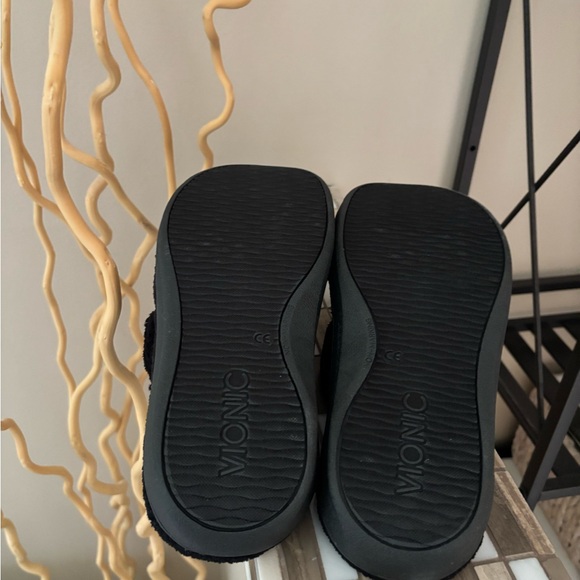 Vionic Black Terry Relax Indulge Slides NEW in Box Size 7 - Picture 6 of 10